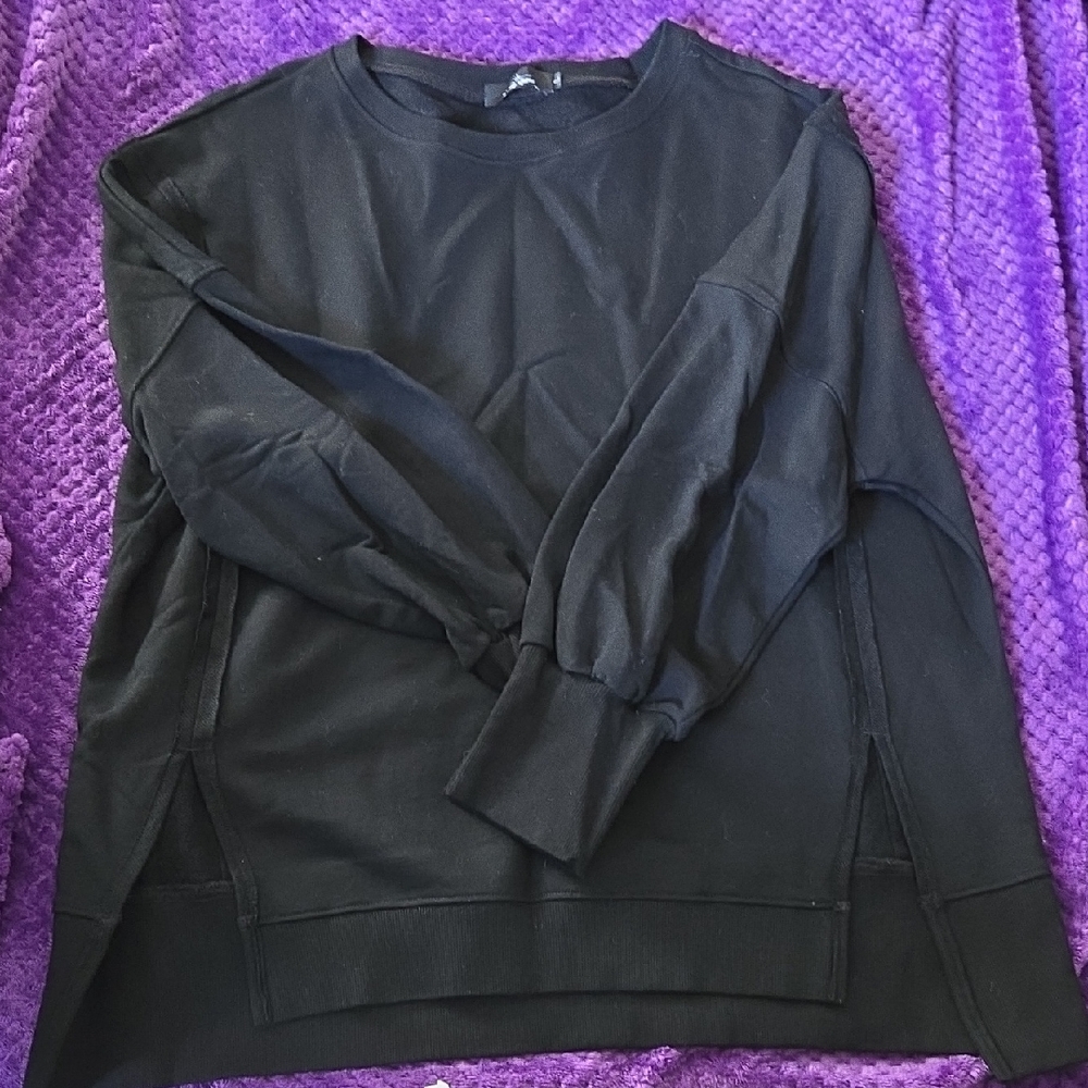 Women's Off-the-Shoulder Black Sweater